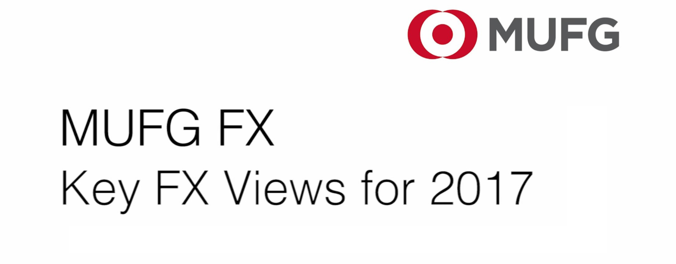 MUFG media Outlook USD 2017